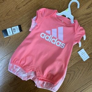 🌼3 for $20🌼 Adidas baby girl’s romper set